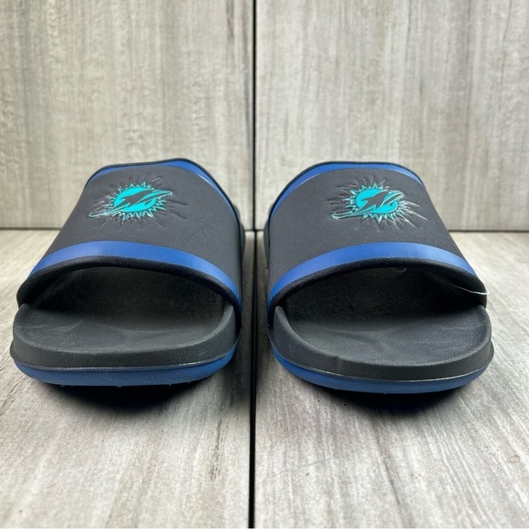 Nike x NFL Miami Dolphins Offcourt Slides Recovery Comfort Sandals Men’s Size 9 main image 10